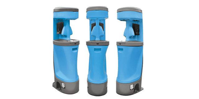 Handwashing Stations rental in Bakersfield, CA - Portable handwashing stations with soap dispensers and paper towels, essential for maintaining hygiene at outdoor events and construction sites.